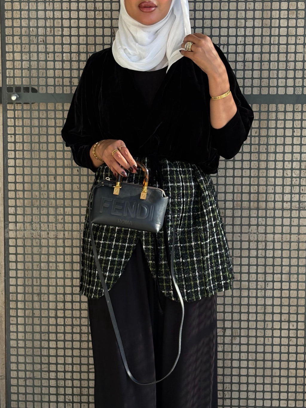 Black velvet TOP