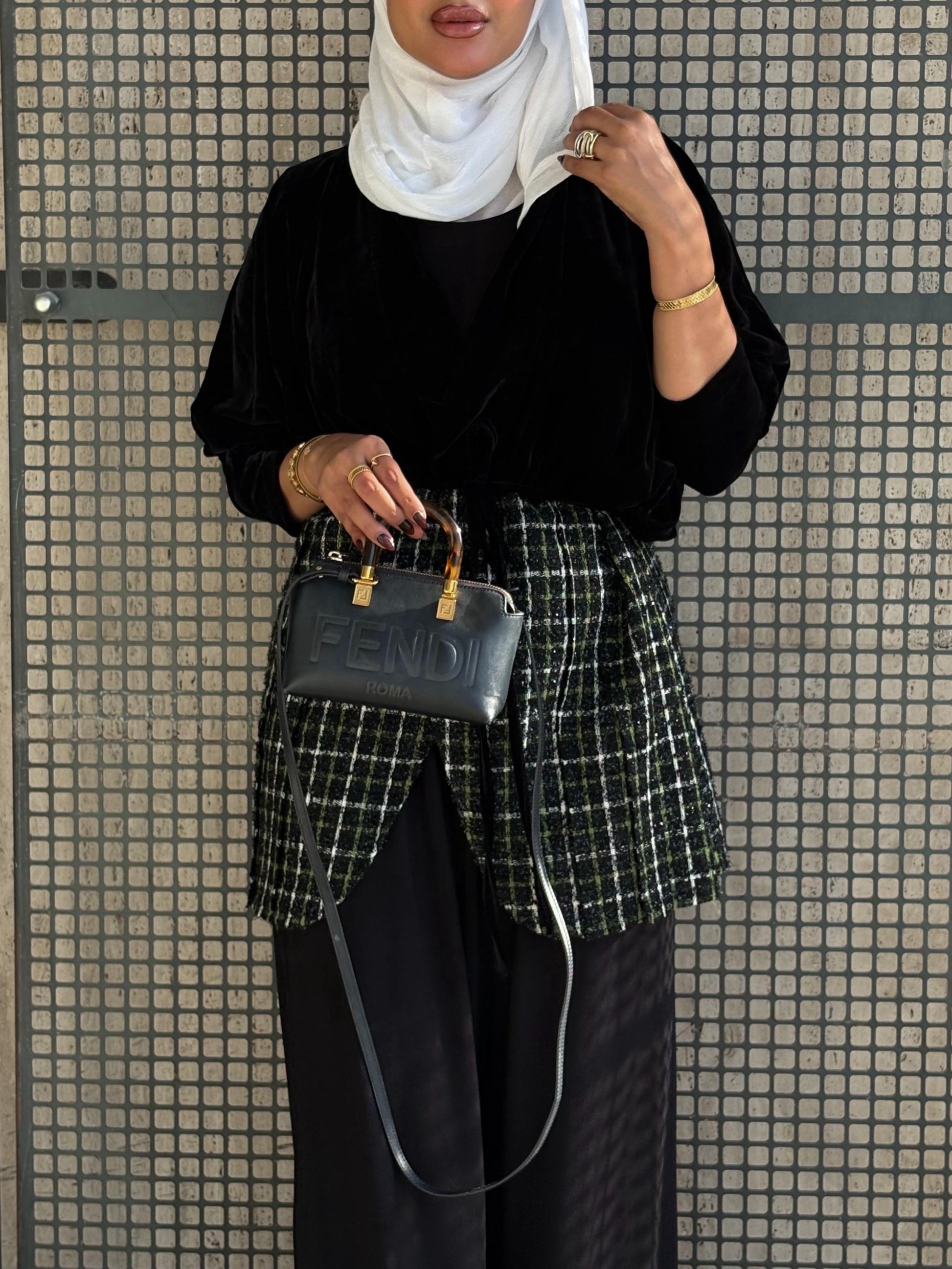 Black velvet TOP