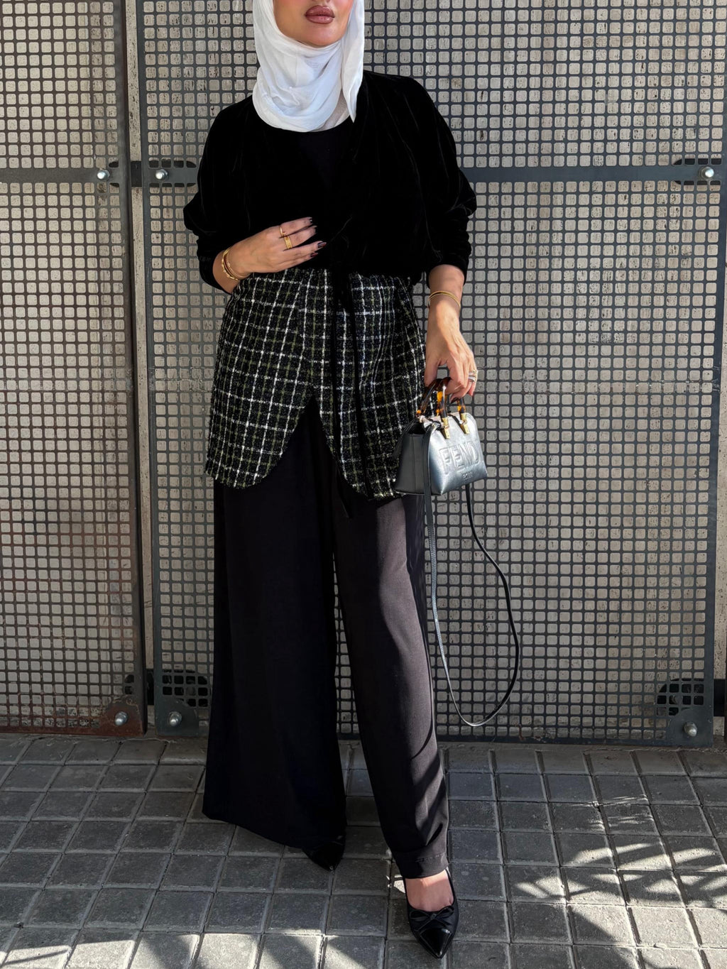 Black velvet TOP