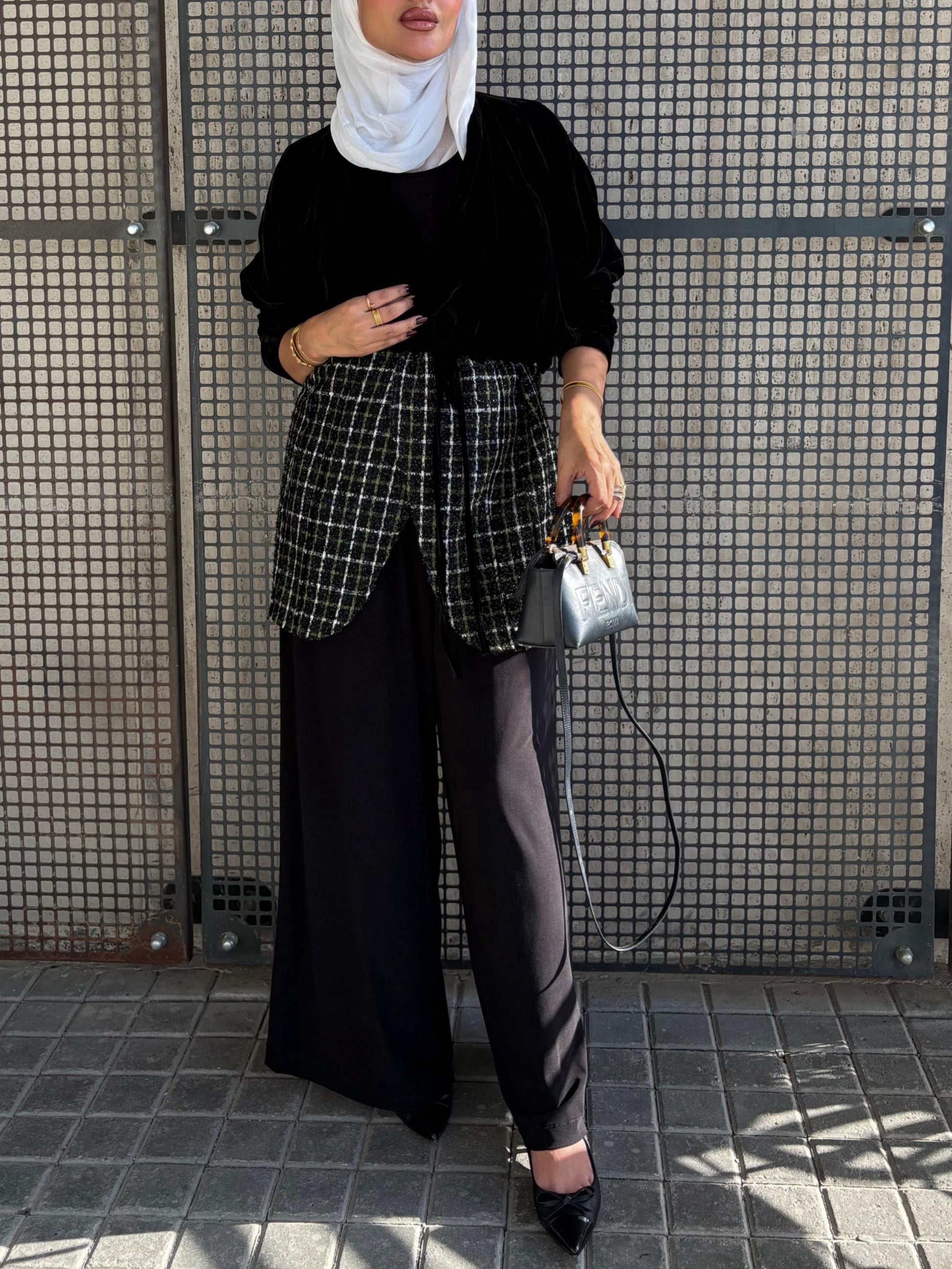 Black velvet TOP