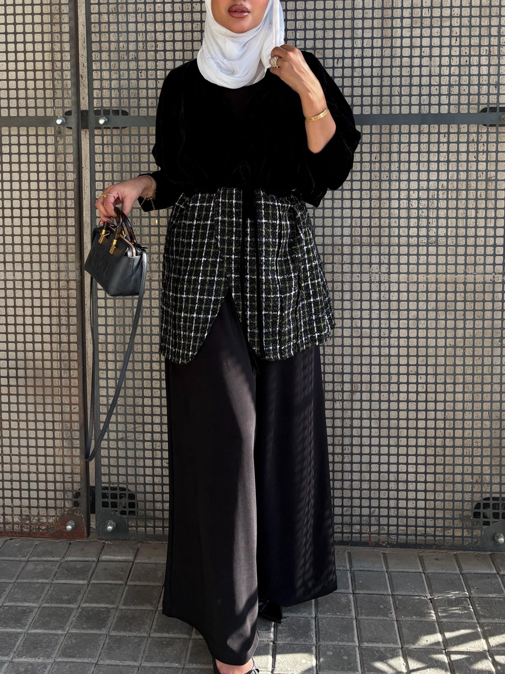 Black velvet TOP