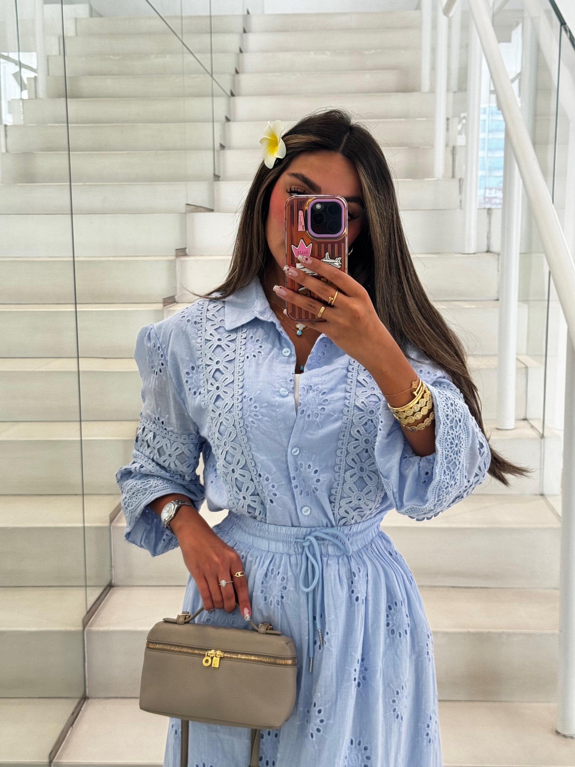 Blue Blossom maxi set