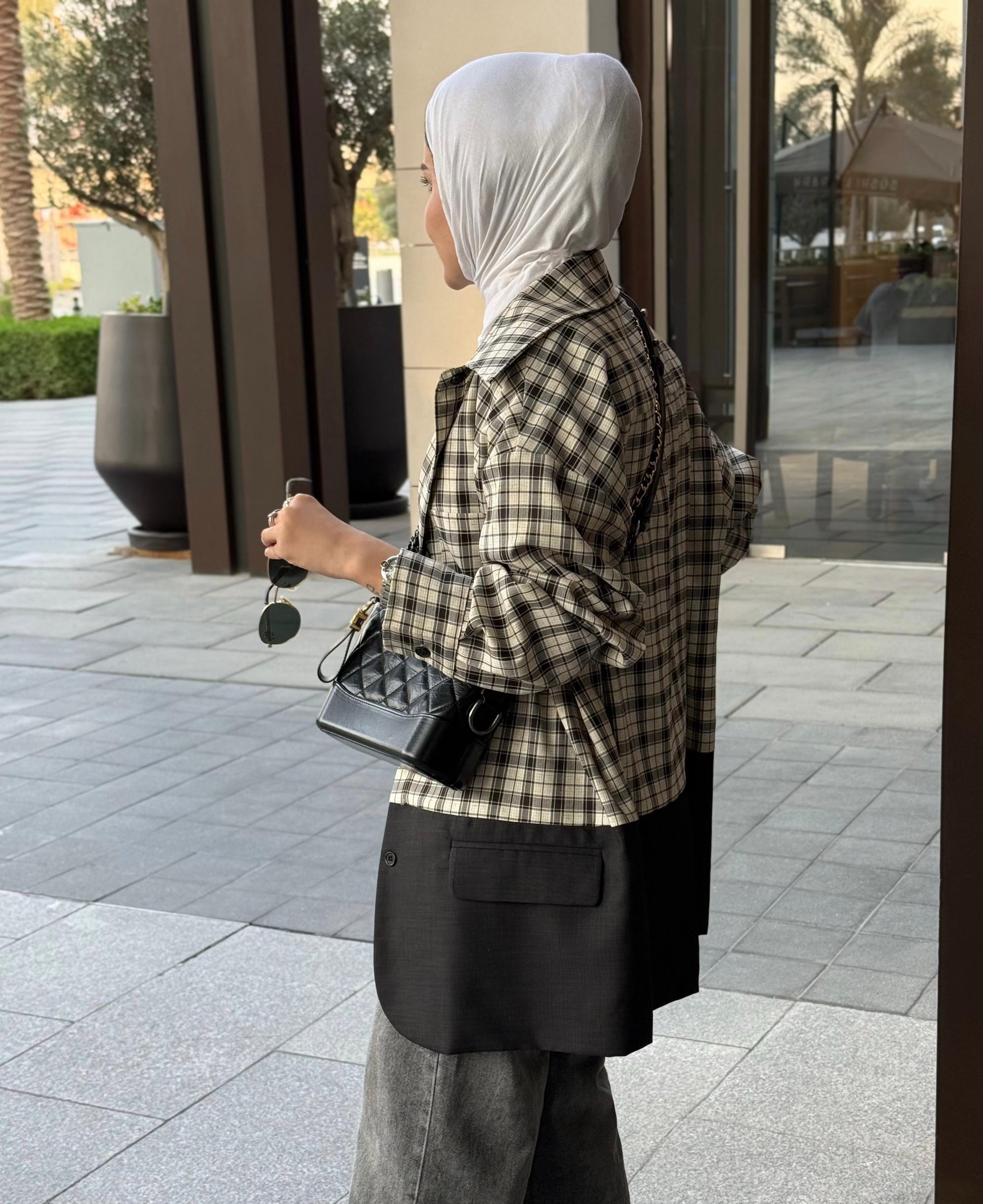 Shirt Blazer Black & White