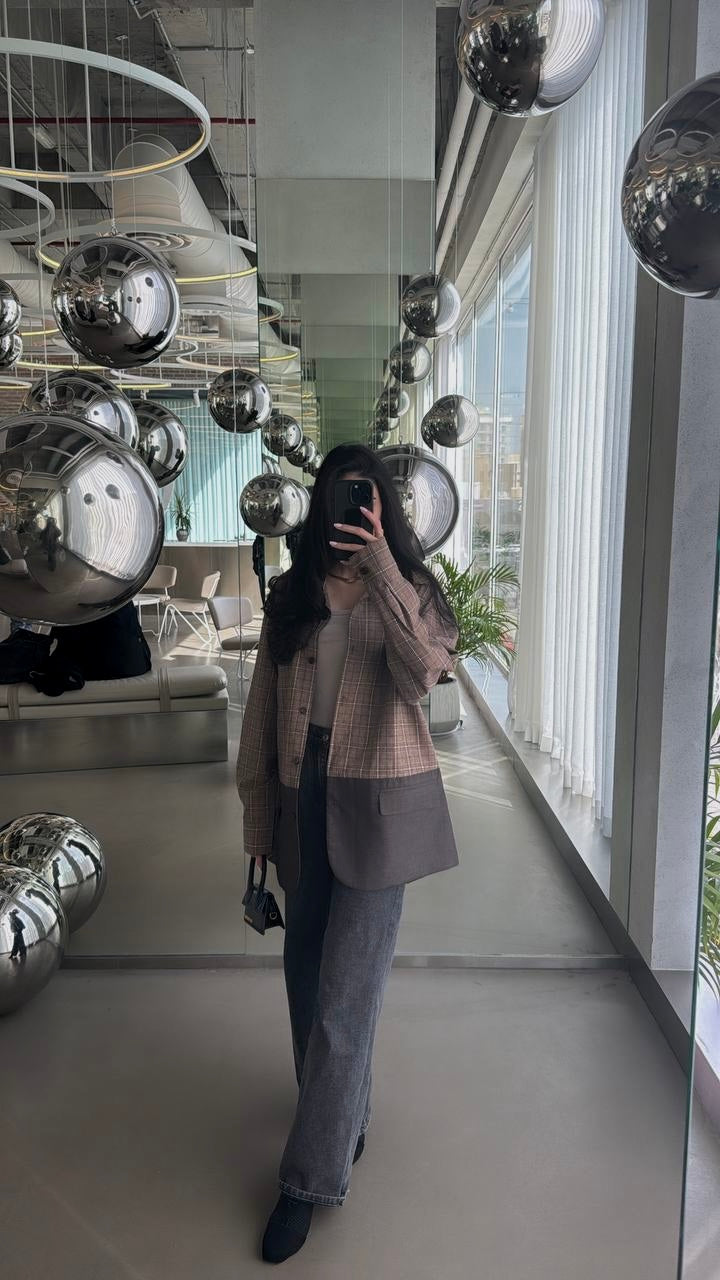 Shirt Blazer Brown
