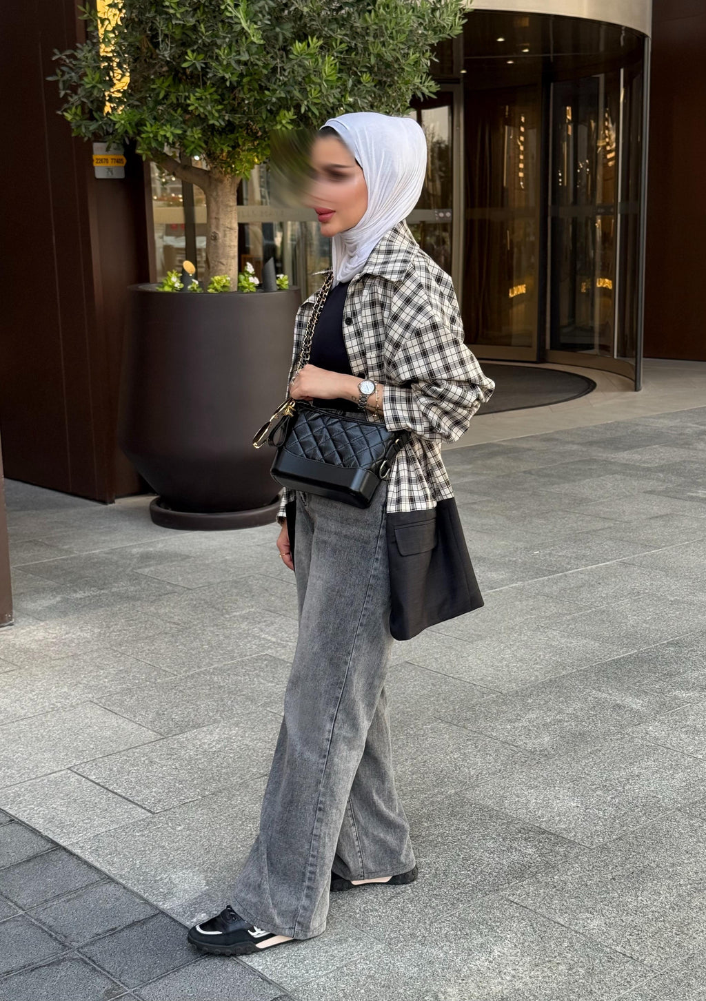 Shirt Blazer Black & White